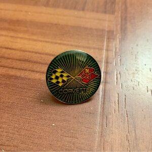Vintage Corvette Emblem Pin